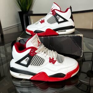 Nike Air Jordan 4 Retro OG "Fire Red" Sz 6.5